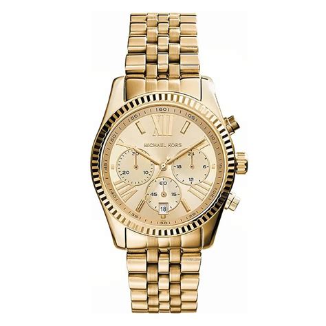 mk7378 michael kors|Michael Kors lexington gold tone.